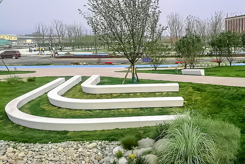 空港新城景觀置景坐凳